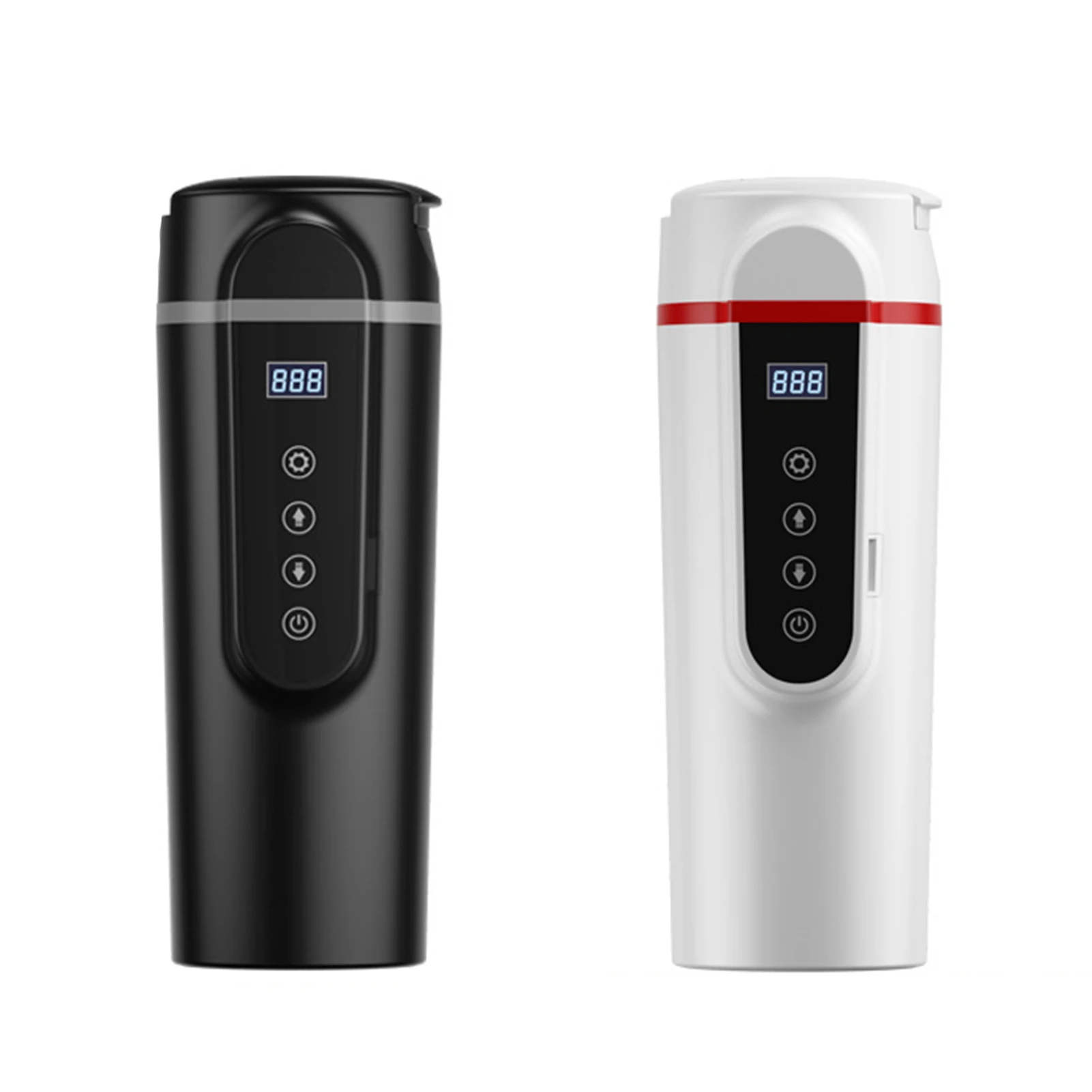 

Stainless Car Heated Smart Mug With Temperature Control Water Cup 12V/24V Electric Water Cup Kettle Coffee Tea Milk Heated 420ML
