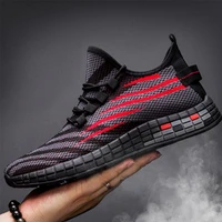 mens shoes 2021 summer new fashion casual sports shoes breathable running shoes soft sole comfortable mens mesh cloth shoes 18