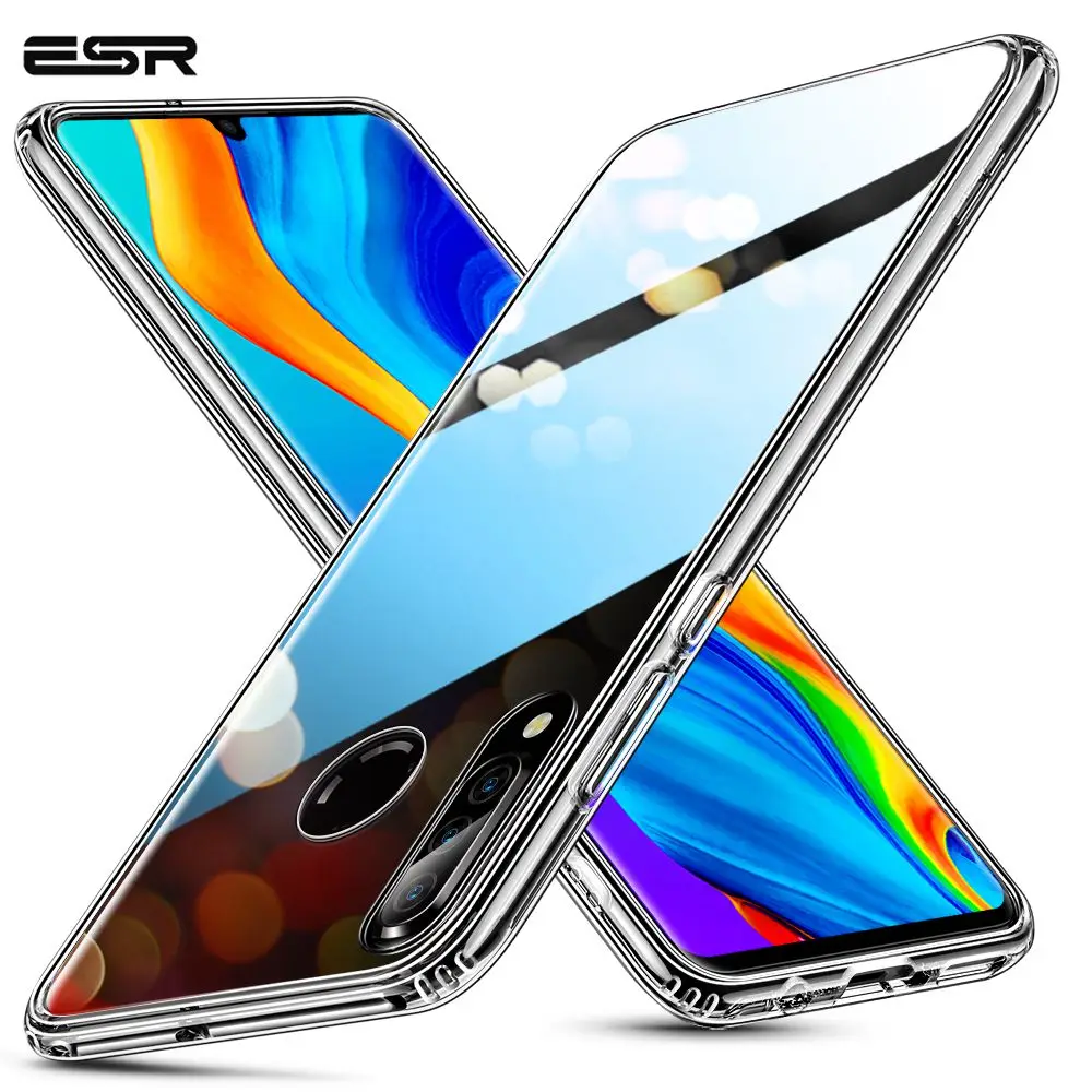 Чехол ESR из закаленного стекла для Huawei P30 P30Lite P20 P40 Pro задняя крышка Mate 20 30 Honor V30