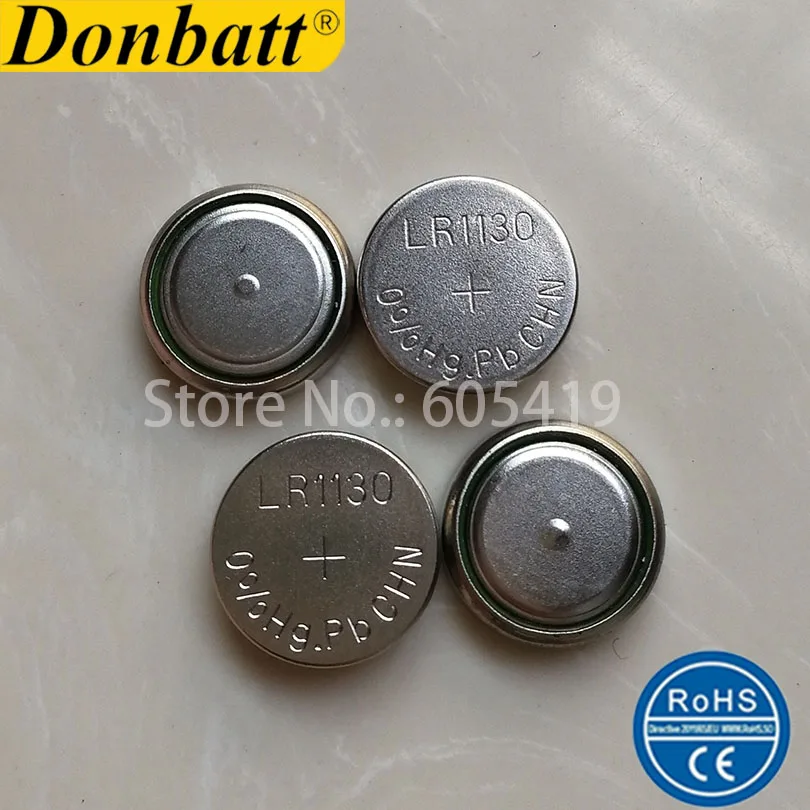1000 шт./лот AG10 кнопочная батарейка LR1130 LR54 189 RW89 1 5 v Щелочная 0% Hg Pb|button cell|button batteryag10