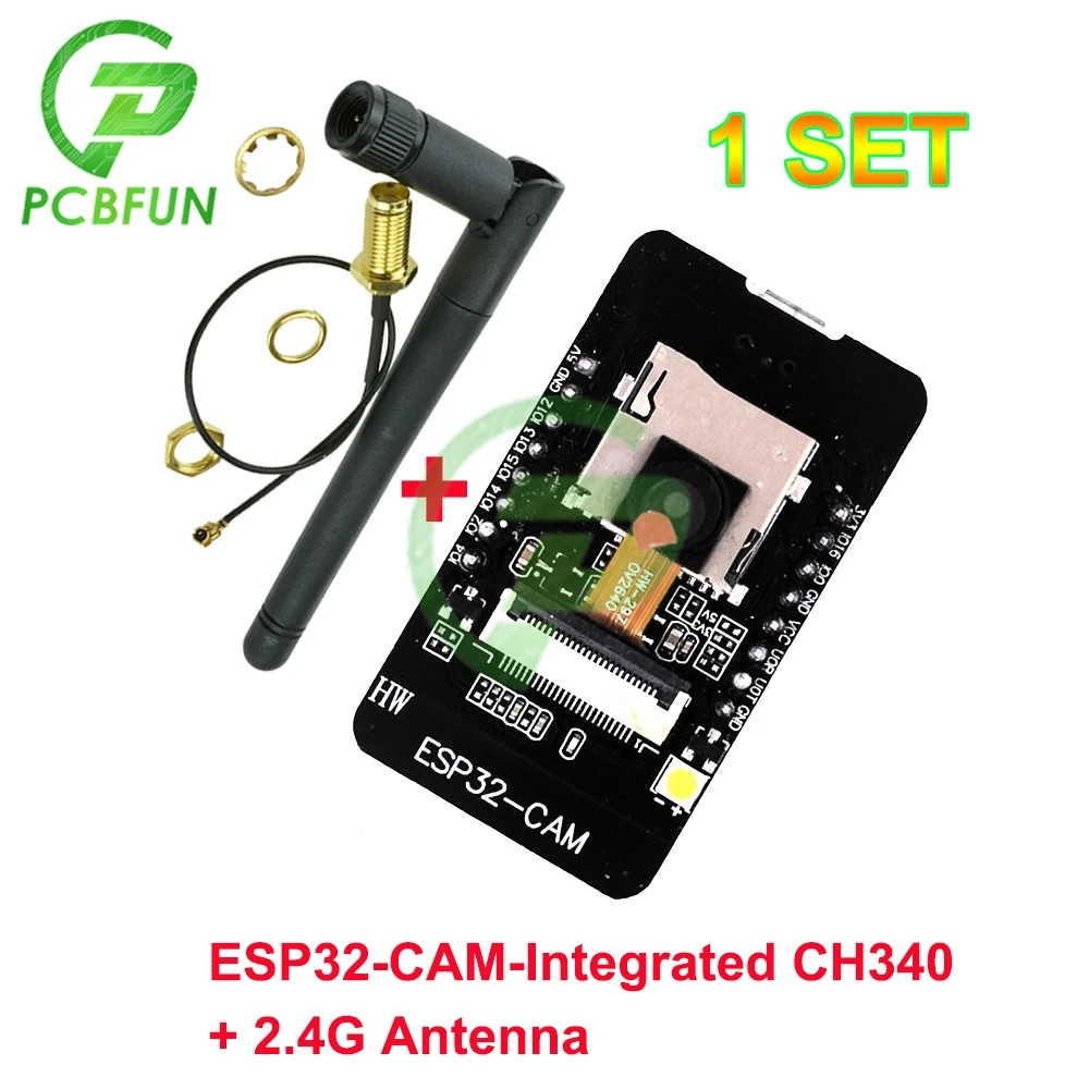 ESP32-CAM-Integrated CH340 WIFI Bluetooth макетная плата OV2640 камера с автоматической загрузкой MICRO