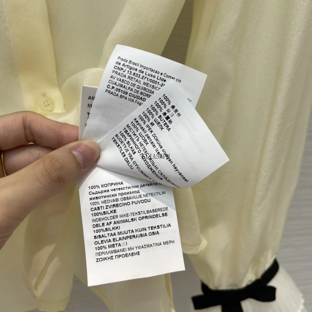 

Luxury Brand 100%Silk Shirt for Women Summer 2020 Lapel Lantern Long Sleeve Solid Shirt Tops High Quality Silk Casual Shirt Lady