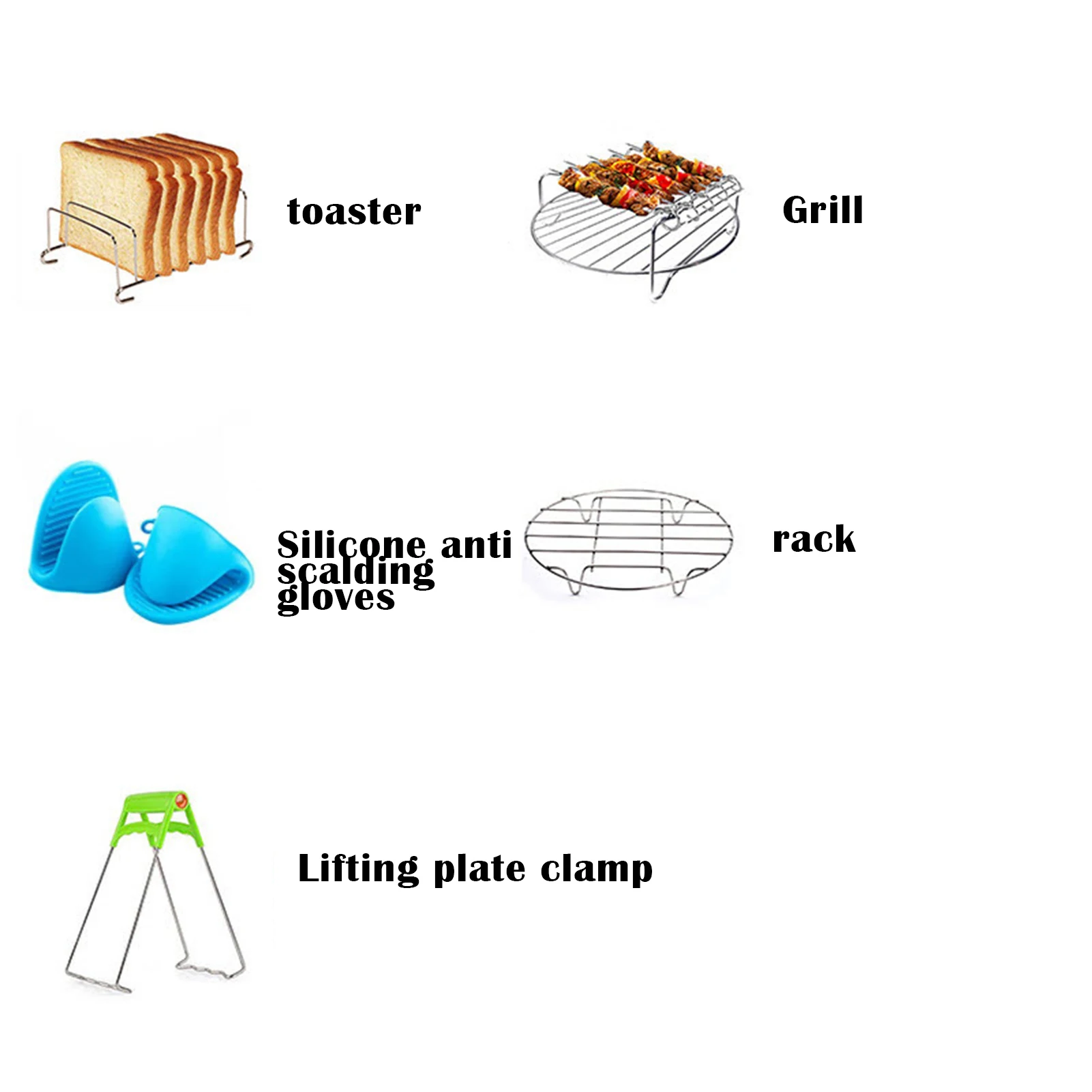 

Air Fryer Accessories Fit Best Hot Fryer Accessories Set Convenience Cooking Tool For Kitchen F2