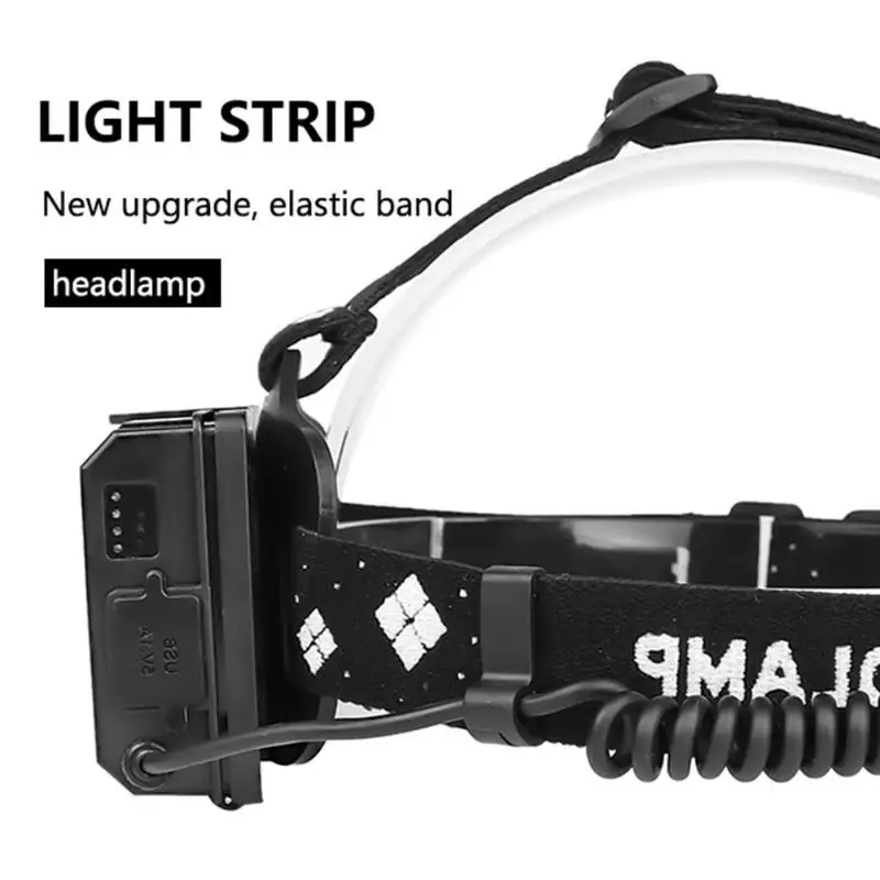 Zoom 2000lm XHP70LED фонарь, фонарик, умный USB, фара для кемпинга, Головной фонарь, поддержка, Прямая поставка
