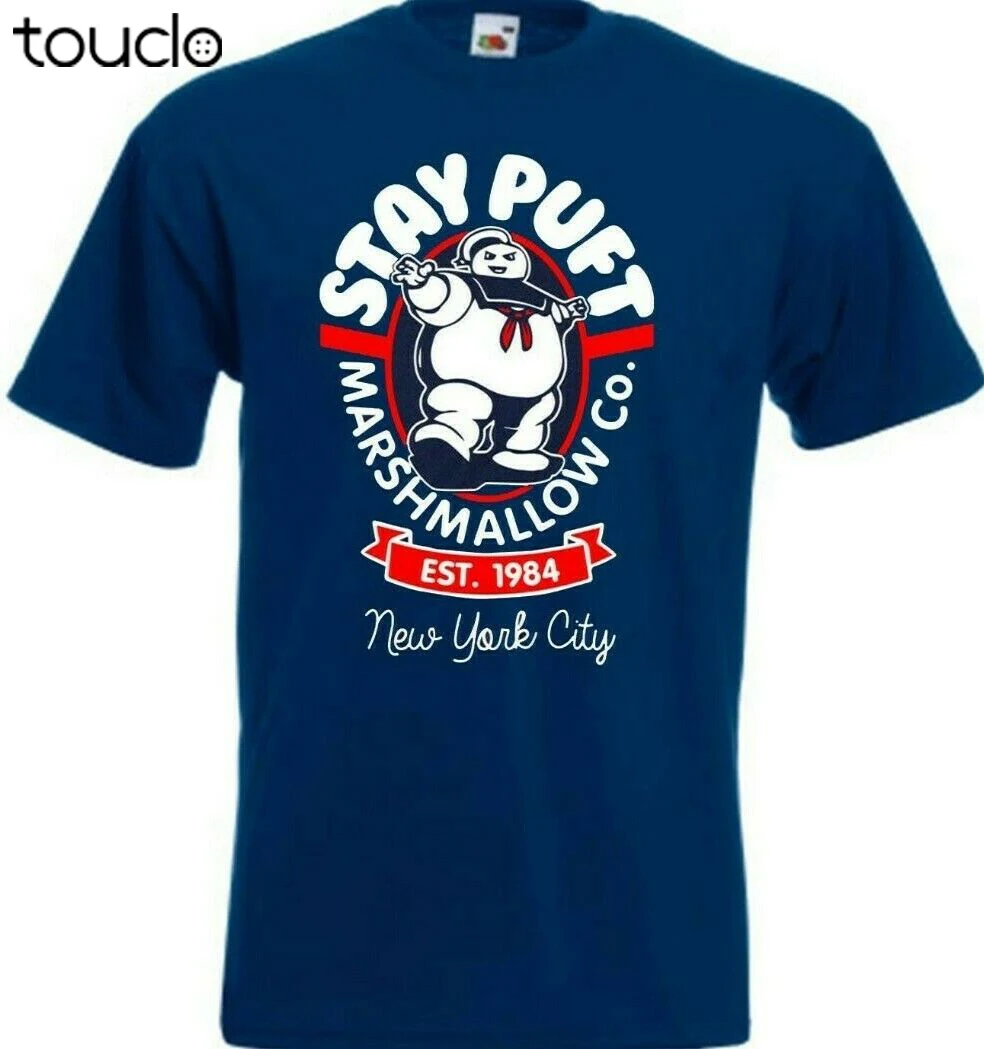 

Охотники за привидениями Stay Puft Marshmallow Man New York City 1984 80S, Мужская брендовая одежда, повседневная мужская дизайнерская дешевая футболка
