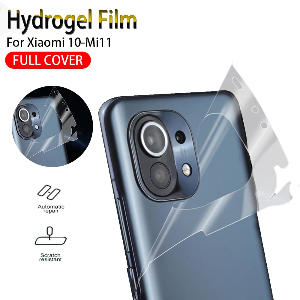 PET мягкий защитный экран задняя крышка для Xiaomi 11 10 Pro Ultra Ультра все включено