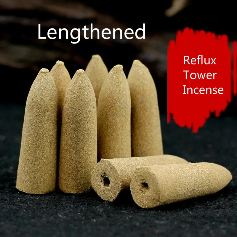 

Lengthened, Natural Sandalwood, Tibetan Aloes, Wormwood, Reflux Tower Incense, Shannon Tower, Hollow Cone Incense, 20 Minutes