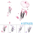 Симпатичные металлические трубки, 1 шт., 45 см, Колокольчик музыка ветра для улицы, двора, сада, дома, детской кровати, окна, украшения двери, рамы, орнамент, подарок