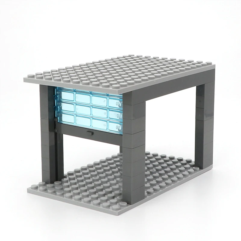 MOC Gate Garage Car City Architecture Action Figures Accessories Building Blocks Type Military Weapon Bricks Mini Toys CHRISTMA | Игрушки и