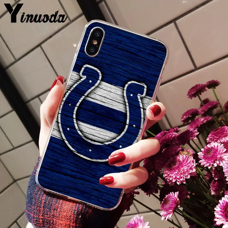 Yinuoda американская эмблема футбольной команды Coque Shell чехол для телефона iPhone 8 7 6 6S