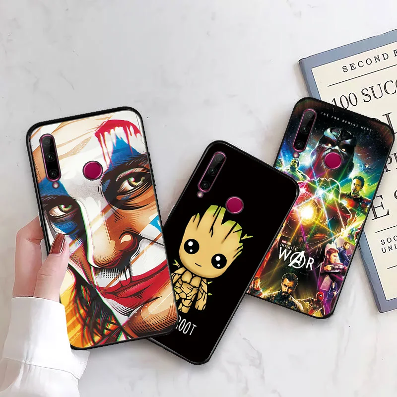 Чехол для huawei Honor 10i 10 i Marvel Hero черный ТПУ чехол для Honor 10i чехол для huawei Honor 10i 10Lite Honor 20i 20Lite 20 Pro