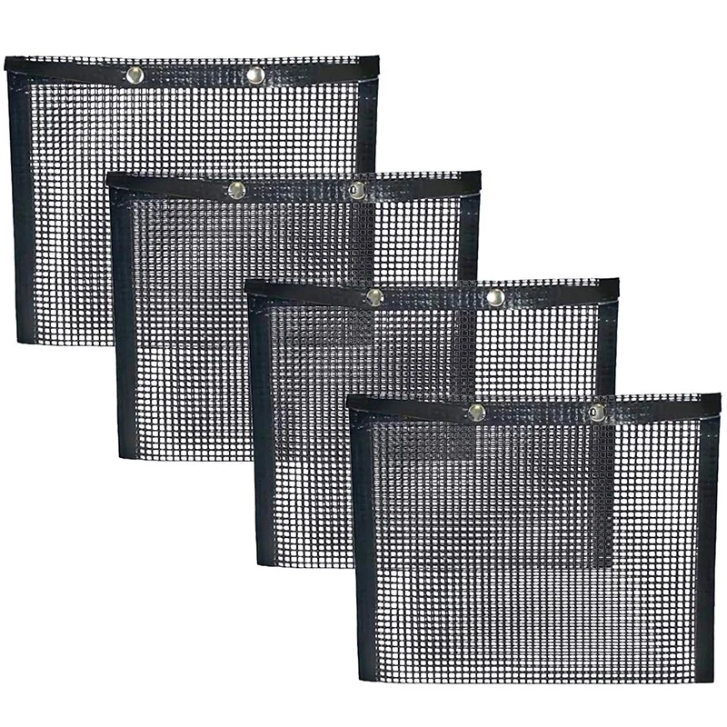 BBQ Grill Mesh Bag Non-Stick Baked Grilling Baking Reusable and Easy To Clean (6 PACK) |