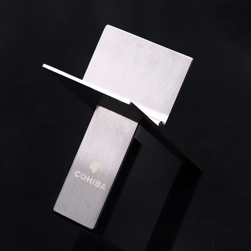 Stainless Steel Cohiba Cigar Holder Foldable Stand - Cigarette Rack & Display Bracket for Smoking Accessories image 4