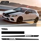 Наклейки для юбки Mercedes Benz A Class W177 V177 A35 A45 A45S W176 AMG Edition, 5 шт.