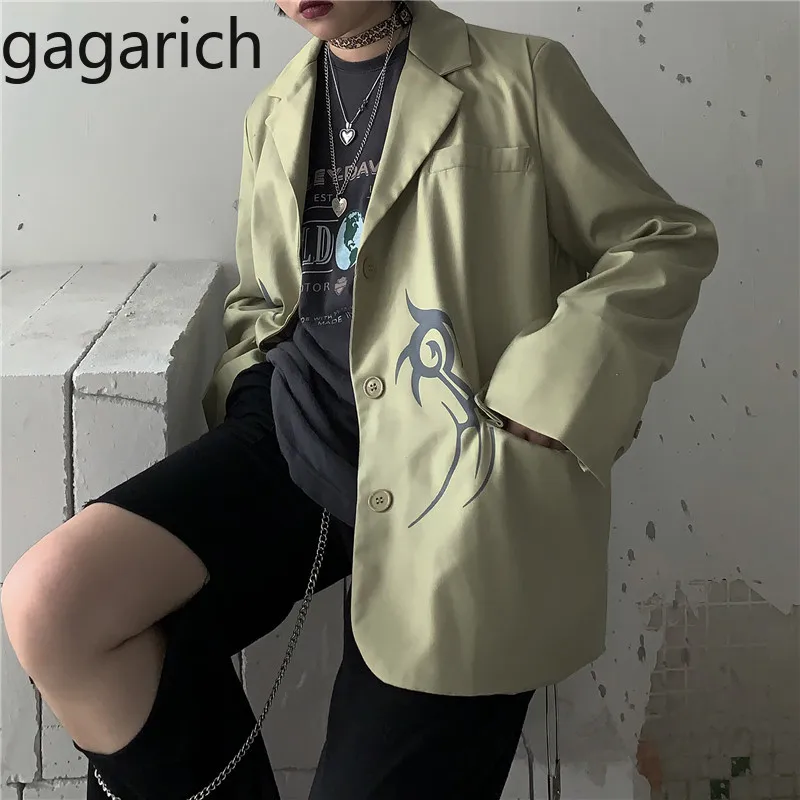 Женские винтажные блейзеры Gaagrich весенние однобортные повседневные пальто с