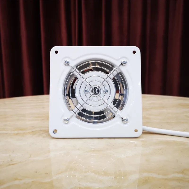 4-дюймовый встроенный вентилятор для воздуховода вентиляции металлических труб