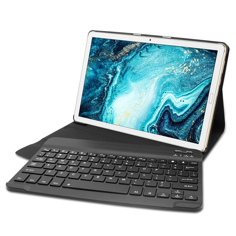 Bluetooth клавиатура кожаный чехол для huawei Mediapad M6 10 8 дюймов Подставка планшета