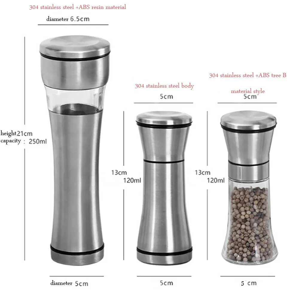 Ручная мельница для соли и перца специй многоразовые аксессуары кухни зерновая