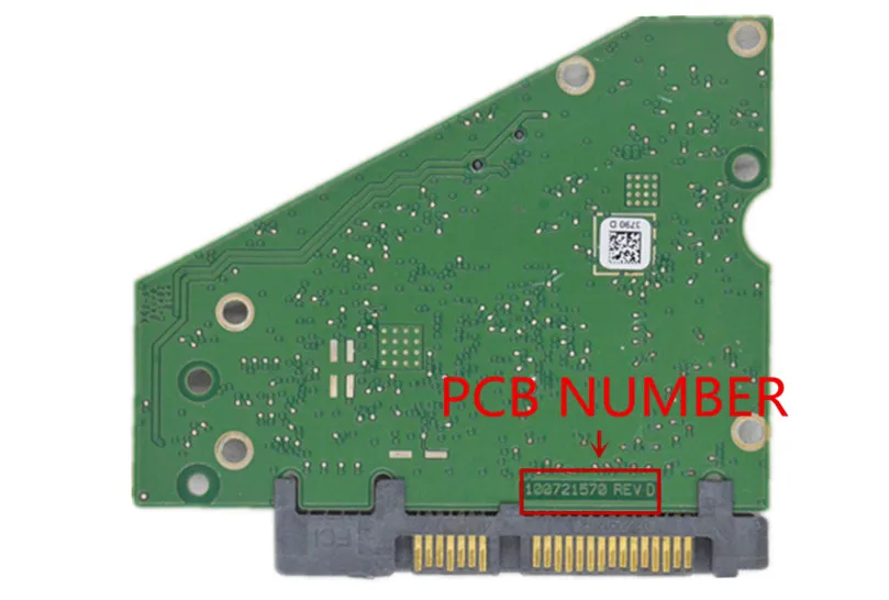 Запчасти для жестких дисков PCB Логическая плата печатная 100721570 REV E D / 3790 |