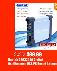 Hantek 6074BE(серия Kit I) 4CH 70MHZ Стандартный оборудованный более 80 типов автомобильной функции измерения USB2.0