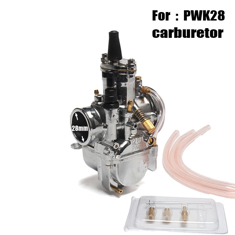 

Motorcycle PWK 28mm Carburetor Carb With Power Jet For Yamaha Suzuki Honda 2/4-stroke 150-250cc ATV Buggy Quad Go Kart Dirt Bike