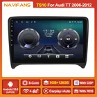 Автомагнитола NaviFans Android 11 для Audi TT MK2 2006 2008 2012 2014, автомобильное аудио, стерео, GPS-навигация, мультимедийный DVD-плеер WIFI 1024x600