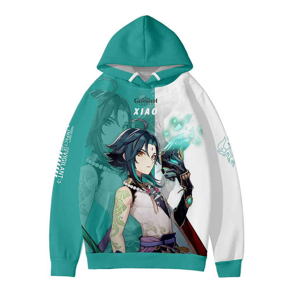 

Japanese cartoon funny men 2021 hooded sweatshirt 3D printing girl sweetheart shirt top hoodie teen clothes