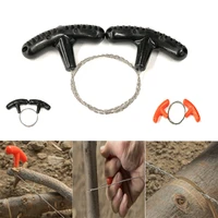 manual wire rope chain saw practical and portable emergency medical equipment wire kit travel tool outdoor camping hiking