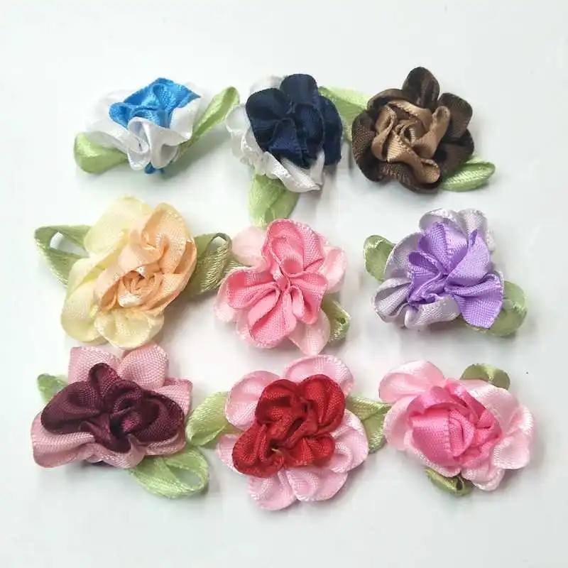 30 шт. разноцветные ленты с цветочным орнаментом 25 мм|sewing supplies|ribbon flowers appliquesapparel