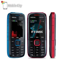 Used Nokia 5130 XpressMusic Cell Phone FM English Russian Hebrew Arabic Keyboard Unlocked Mobile Phone