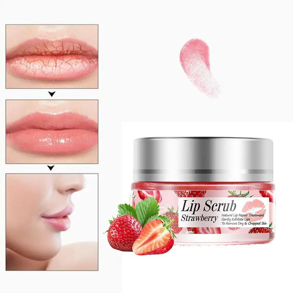 

Gentle Exfoliating Lip Balm Moisturizing Keratin Cream Exfoliating Base Lip Gloss Anti Aging Natural Wrinkle Lip Gel Care