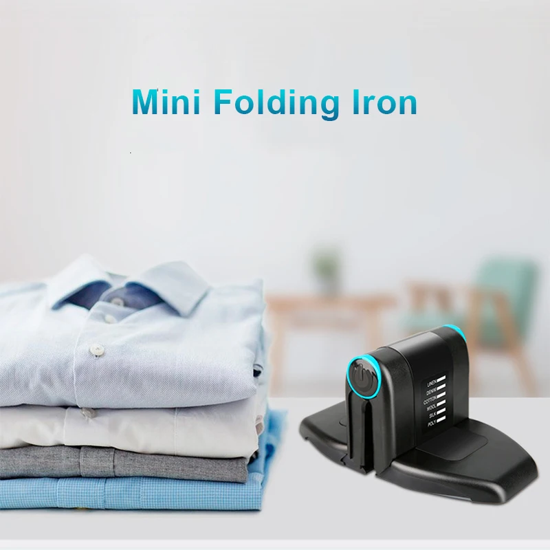 Складной Утюг с нагревательным прессом для одежды 6 режимов хлопка/шерсти/шелка