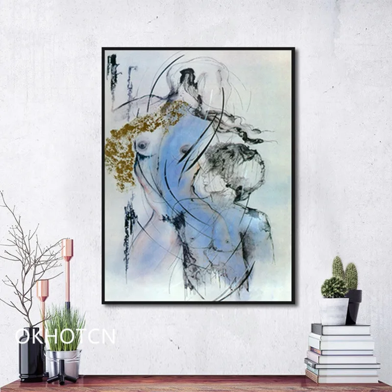 Настенные художественные плакаты и принты в китайском стиле Картина на холсте с
