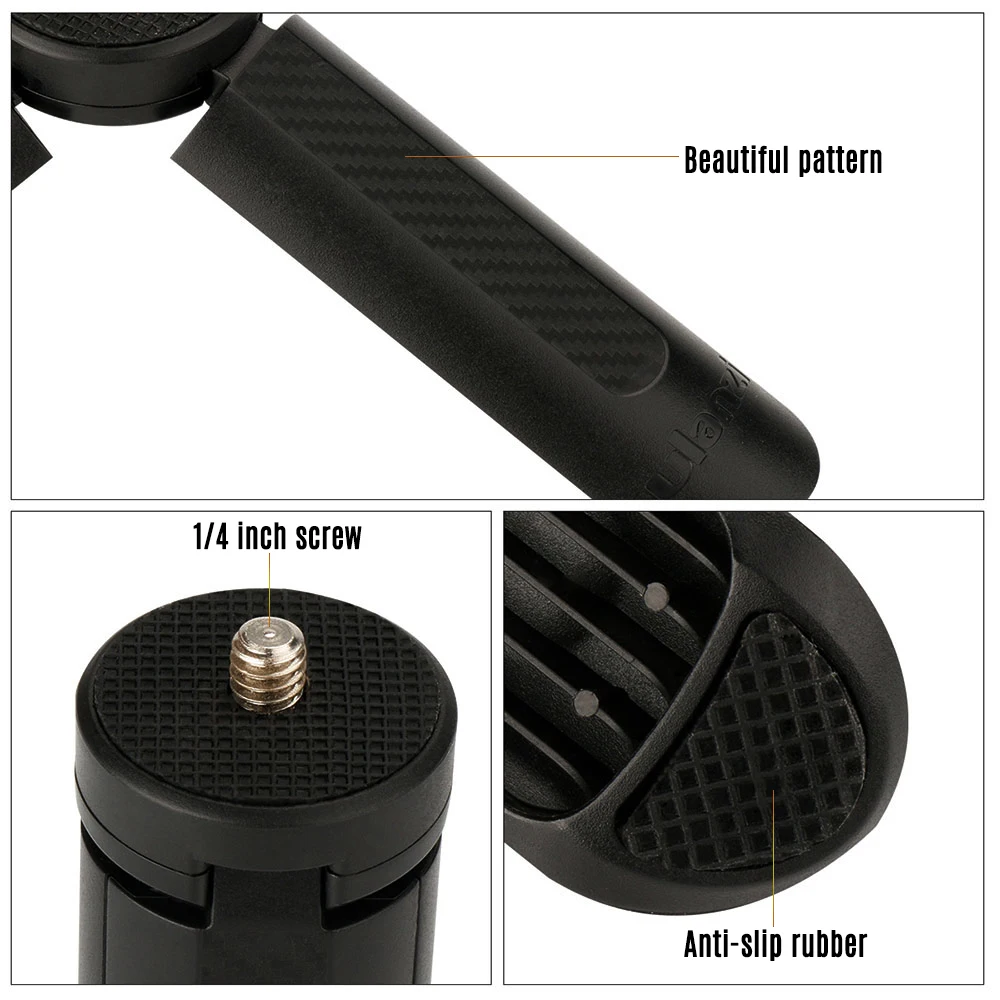 Мини-штатив Ulanzi для селфи-палки портативный складной стабилизатор DSLR-камер