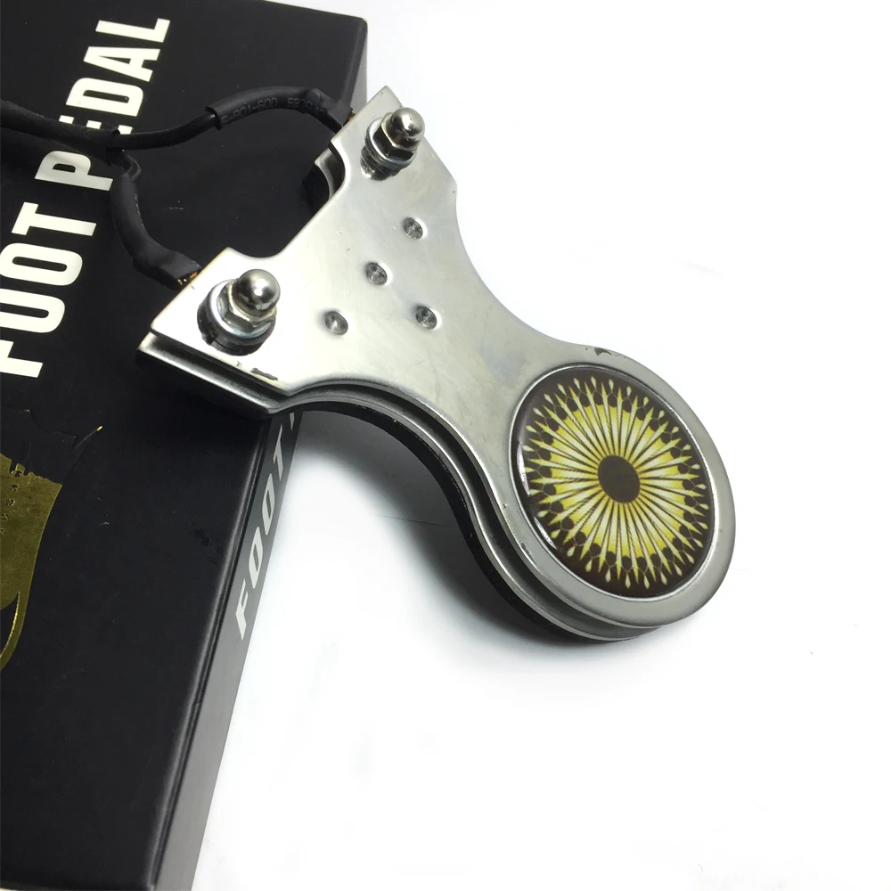 Ножная педаль для тату из нержавеющей стали электропитание тату-машина пистолет