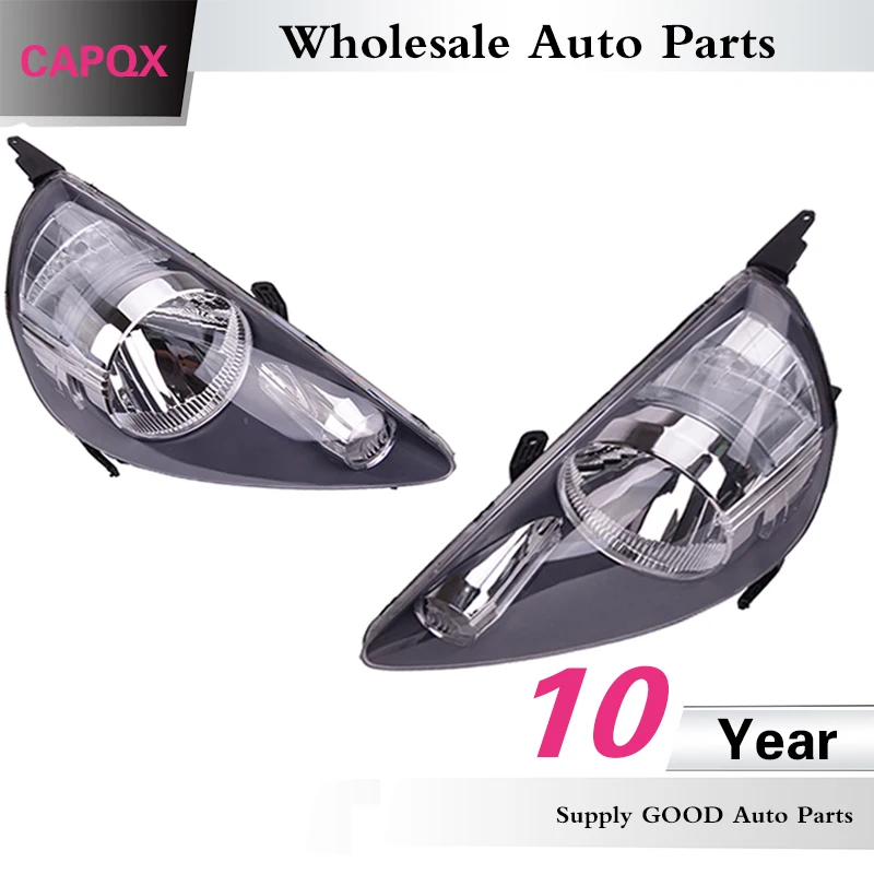 CAPQX 2 шт. правая и левая Высококачественная сменная передняя фара 33151 SAA H51 для FIT JAZZ