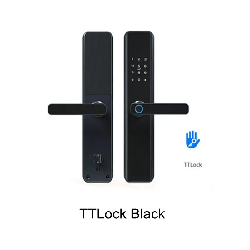 Promo Tuya Wifi Fingerprint Door Lock Digital Keyless TTLock Smart Door Lock For Bluetooth Smart Lock For Hotel Apartment Smart Home