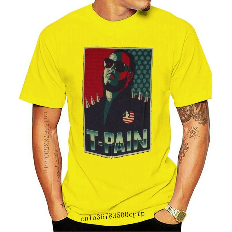 

New T Pain Campaign Black T Shirt 2021 Official Rap Band Music