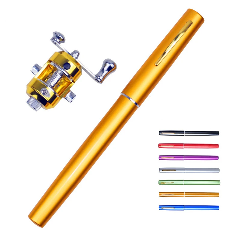 1 м телескопическая зимняя спиннинговая ледяная Удочка в форме ручки сложенном