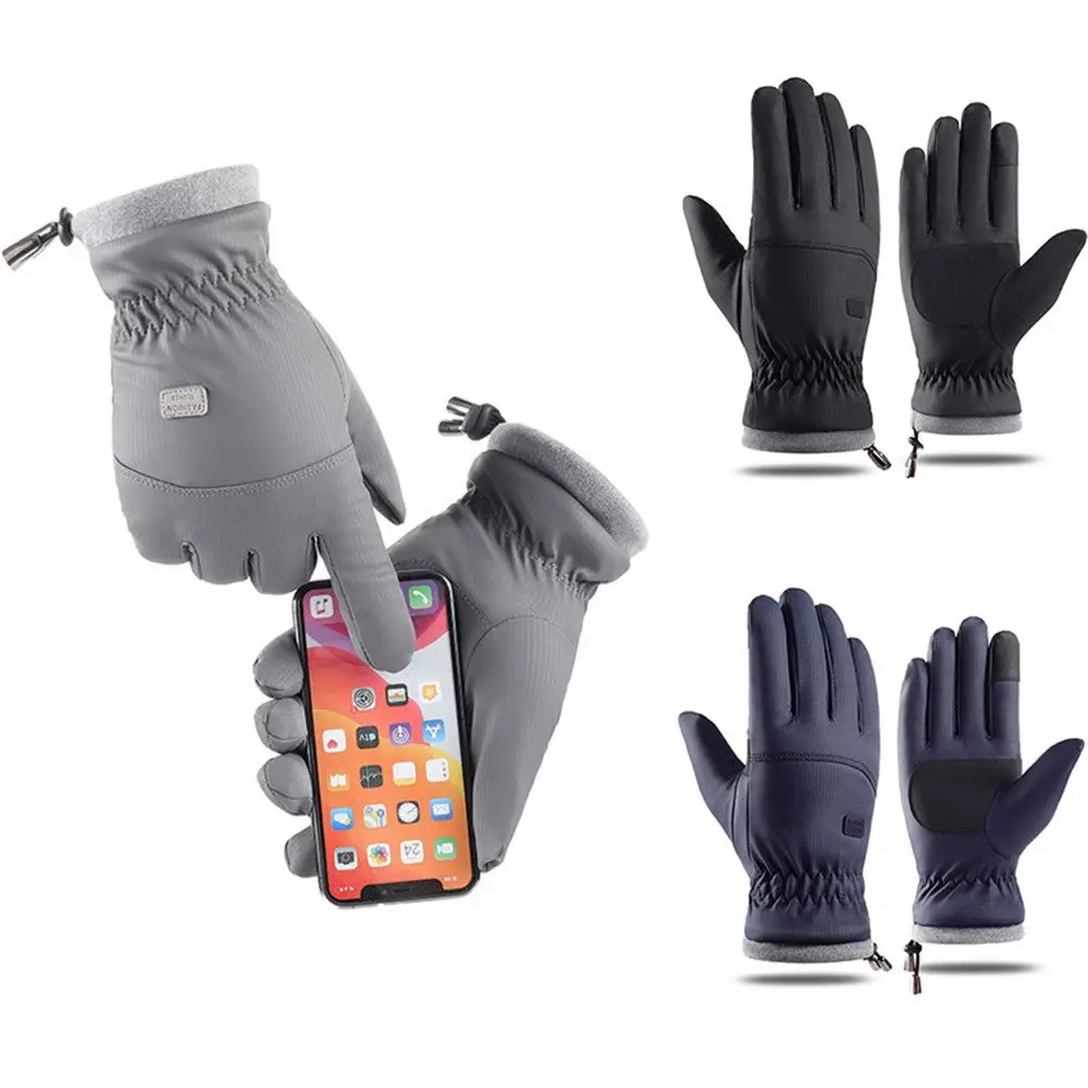 

Sports Touch Screen Outdoor Windproof Ridding Gloves Winter Fishing Gloves Warm Protection