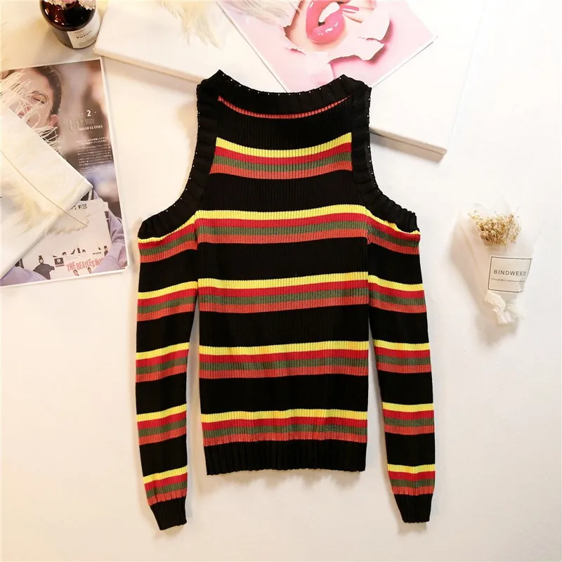 

Pull Femme Sexy Women Winter Sweater off-shoulder Sweaters Female Knitted Women Sweater Pullover Female Tricot Jersey Jumper