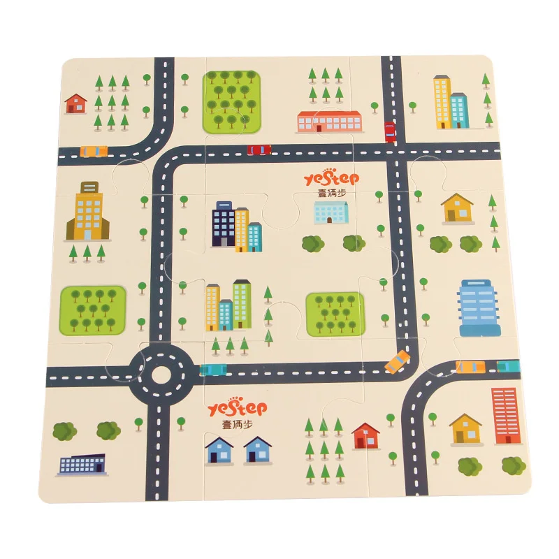 

Wooden Building Blocks Toys For Children Firemen Policemen Toys For Boys Pretend Play Blocks