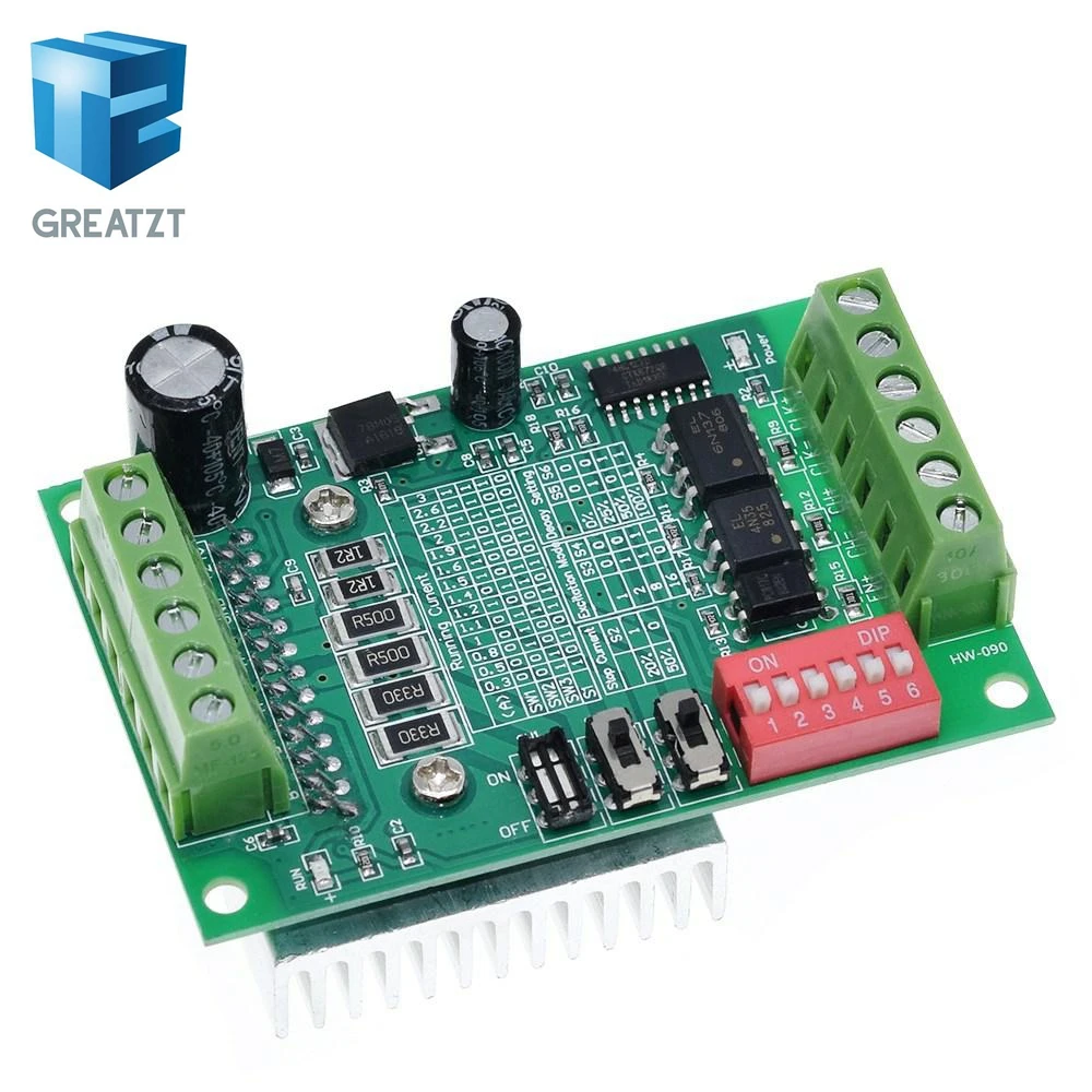 Плата драйвера шагового двигателя GREATZT TB6560 3A контроллер тока для осей 10 файлов 1