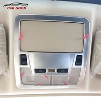 abs matte car front reading lampshade panel cover trim sticker car styling accessories 2pcs for toyota camry 2015 2016 2017