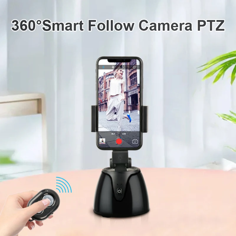 Smart AI 360° Rotation Face Tracking Selfie Stick Tripod Mobile Phone Holder For iPhone Android Auto Shooting Camera Stand | Мобильные