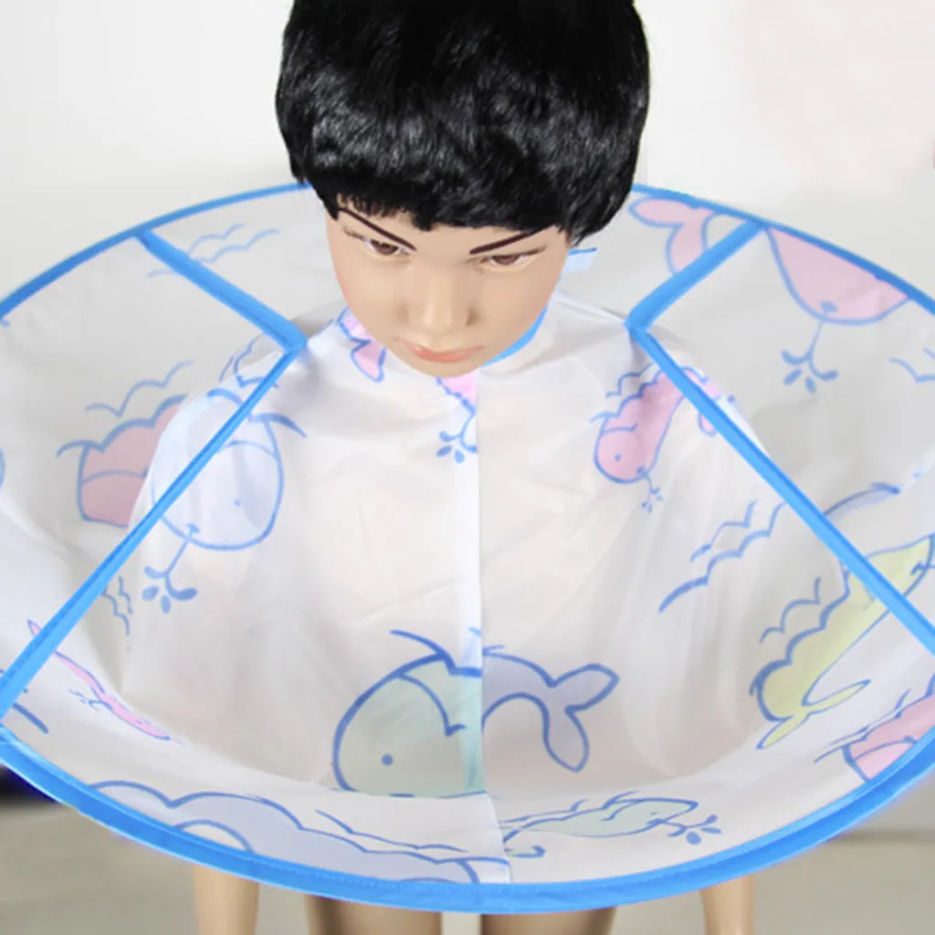 Платье для стрижки накидка волос детей и мальчиков парикмахерский фартук
