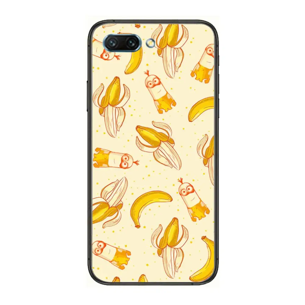 

Cute Minione Cartoon clear Phone Case For Huawei Honor 10 9 8 7 N Pro Lite A C RU Black Etui Coque Hoesjes comic fashion
