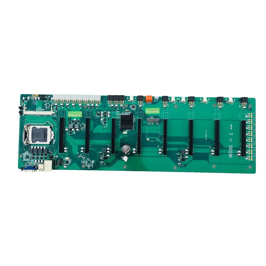 

B85 In-line Eight-card BTC Multi-graphics 8-card Motherboard Mine Board Large Spacing Motherboard Mine Board