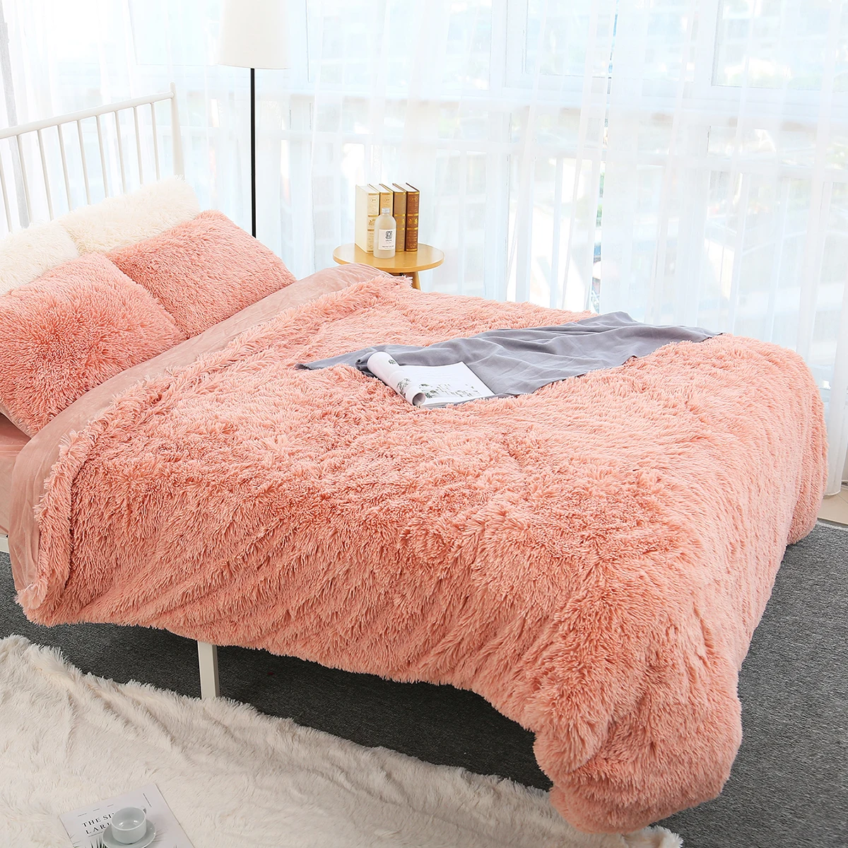 Фланелевое одеяло ворсистый детский коврик пушистое для постельного белья