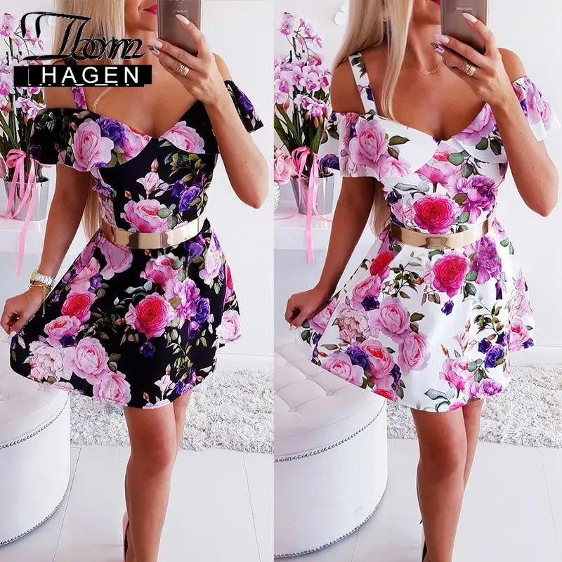 Для Тома модное летнее платье 2020 пляжное женские цветочные платья элегантные